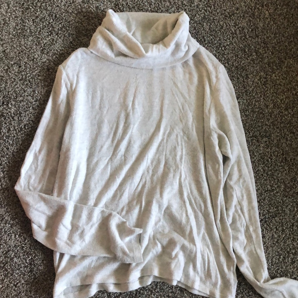 Cream turtleneck